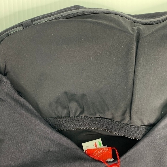 Red Carter Size XS 4 Black One Piece Swimsuit NWT Removable Strap Crochet Sides - Picture 6 of 12